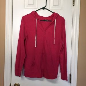Lightweight zip up hoodie
